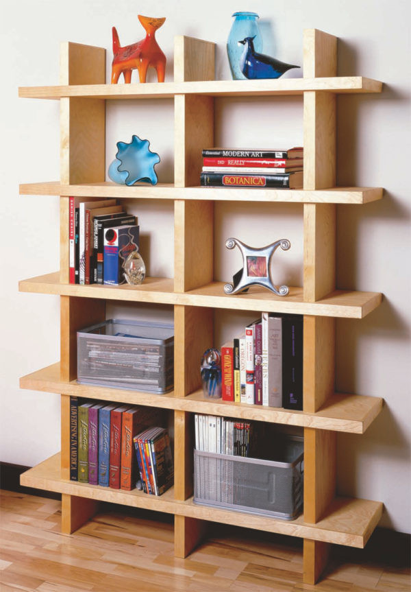 DIY Wood Bookcase
 22 Amazing DIY Bookshelf Ideas with Plans You Can Make Easily