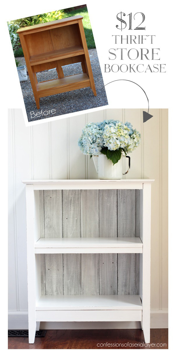 DIY Wood Bookcase
 Reclaimed Wood Bookcase