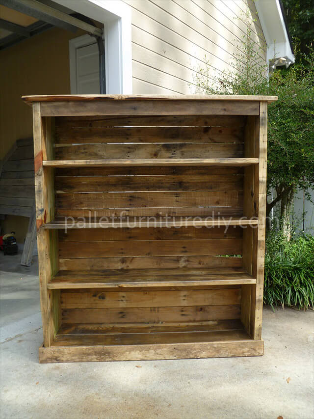 DIY Wood Bookcase
 Bookcase Plans Pallets PDF Woodworking