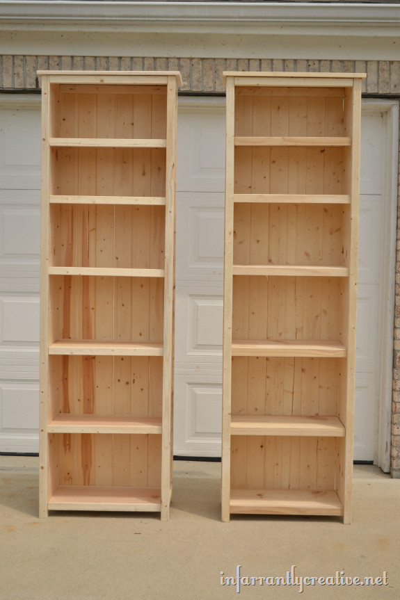 DIY Wood Bookcase
 How to Make Bookshelves