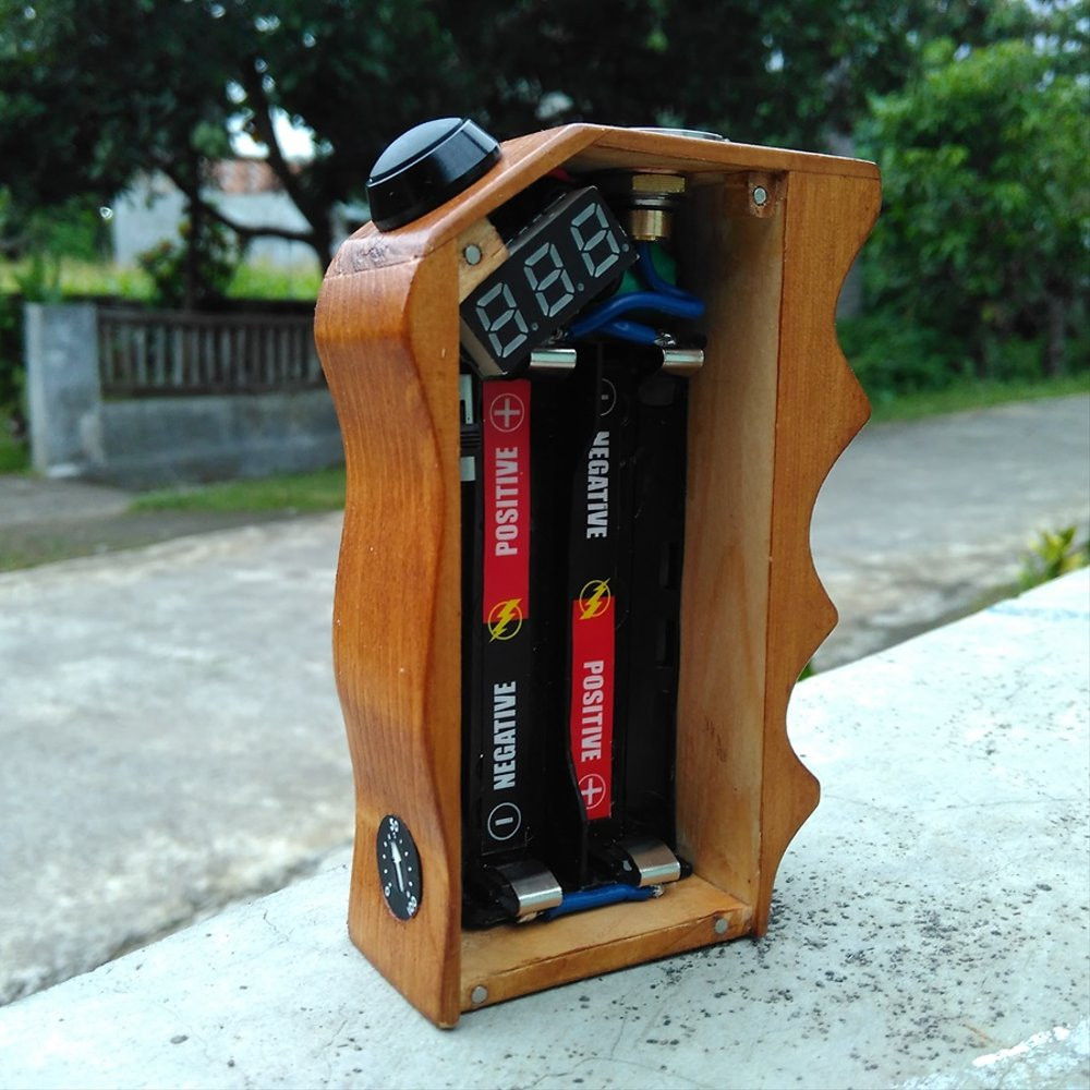 DIY Wood Box Mod
 Jual DIY WOOD BOX MOD Chip PWM Tesla Invader II di lapak