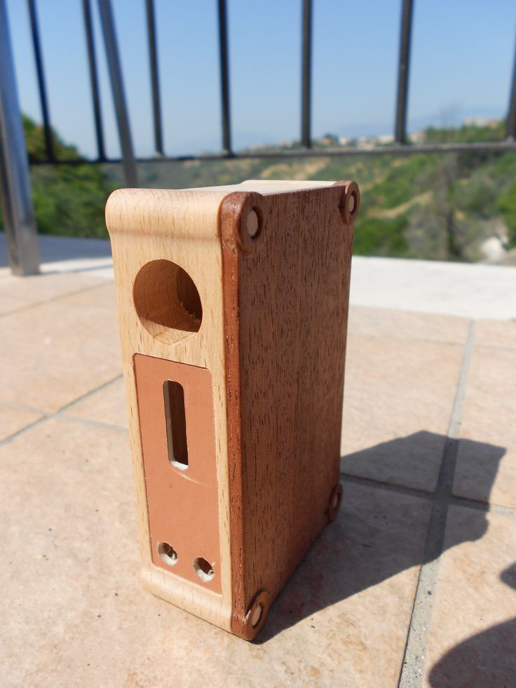 DIY Wood Box Mod
 Boxx Slim DNA 40
