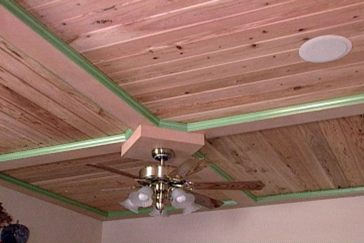 DIY Wood Ceiling Panels
 Learn how to install solid wood ceiling paneling diy