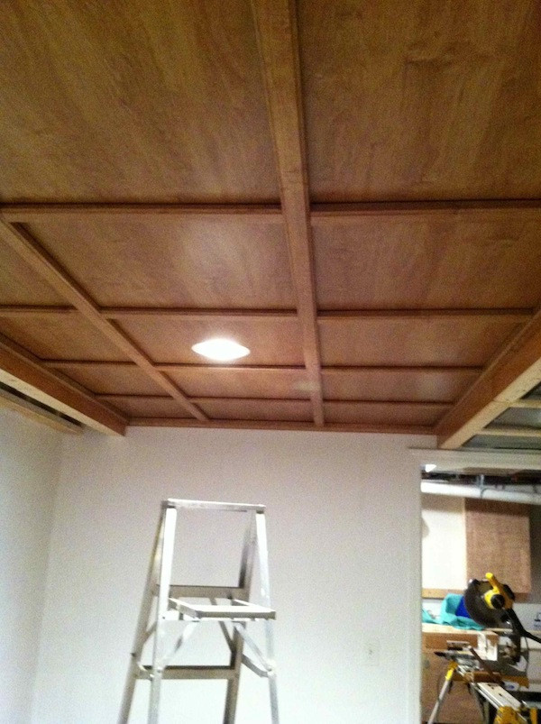 DIY Wood Ceiling Panels
 Life & Memories the Home Front Remodeling