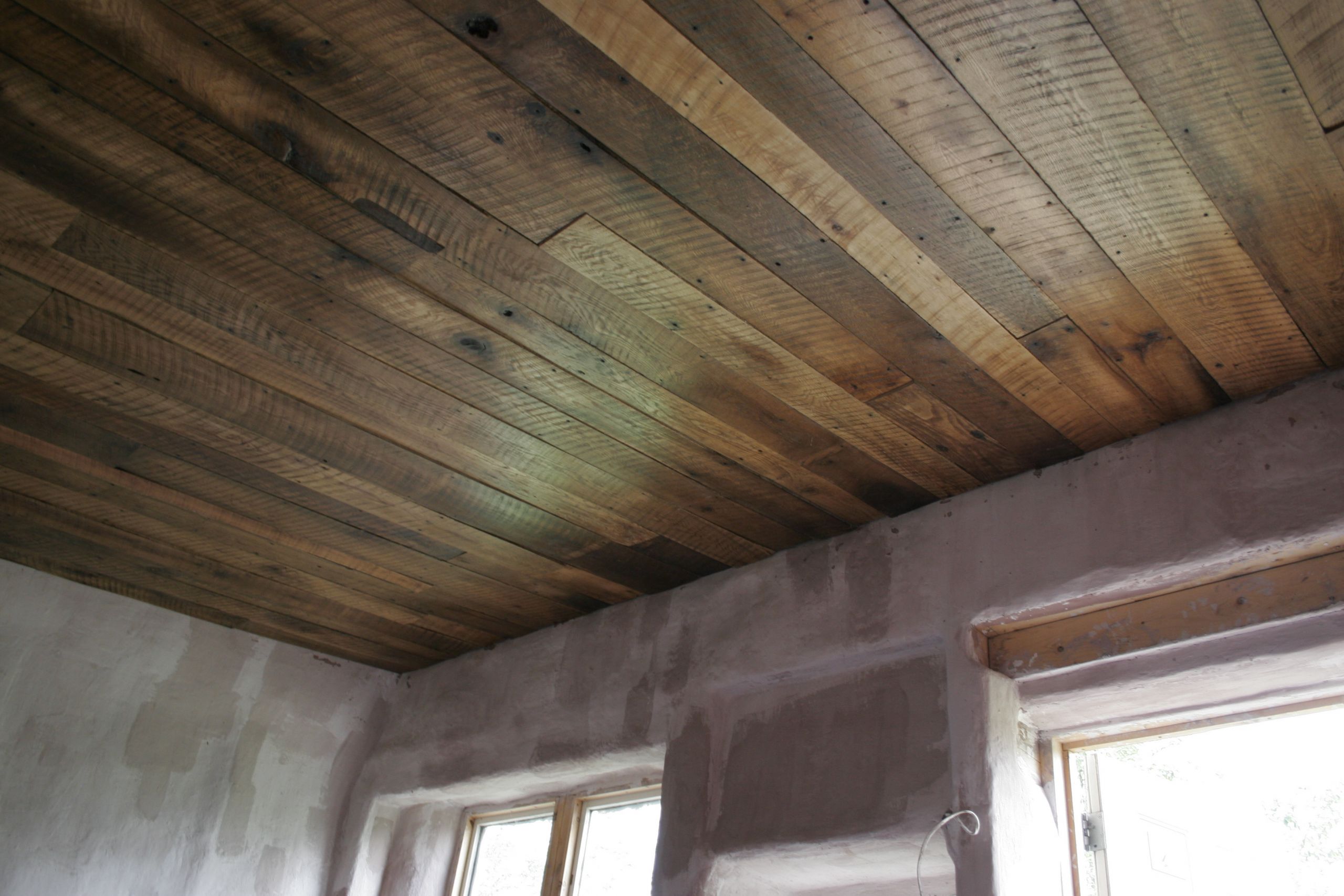 DIY Wood Ceiling Panels
 A Rustic Barn Board Ceiling for the Cottage