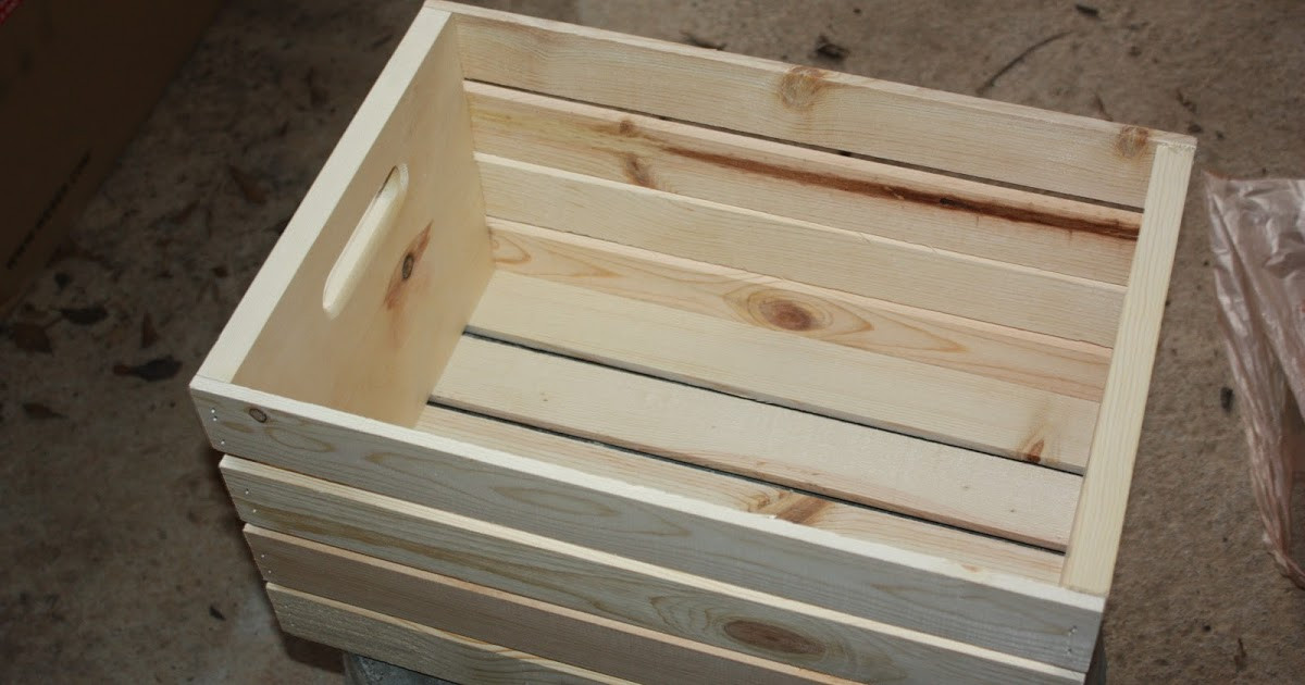 DIY Wood Crate
 Southern DIY Diary Wood crate bookshelf How to