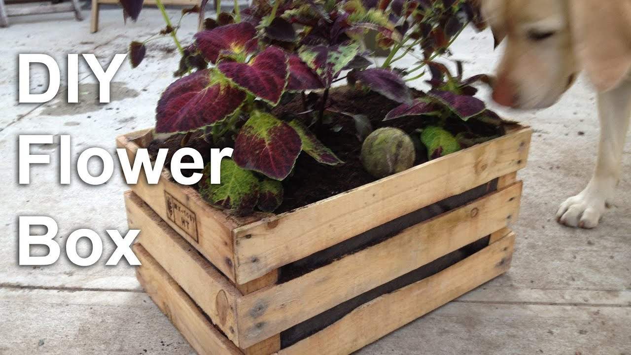 DIY Wood Flower Boxes
 DIY Flower Box Garden Planter GardenFork