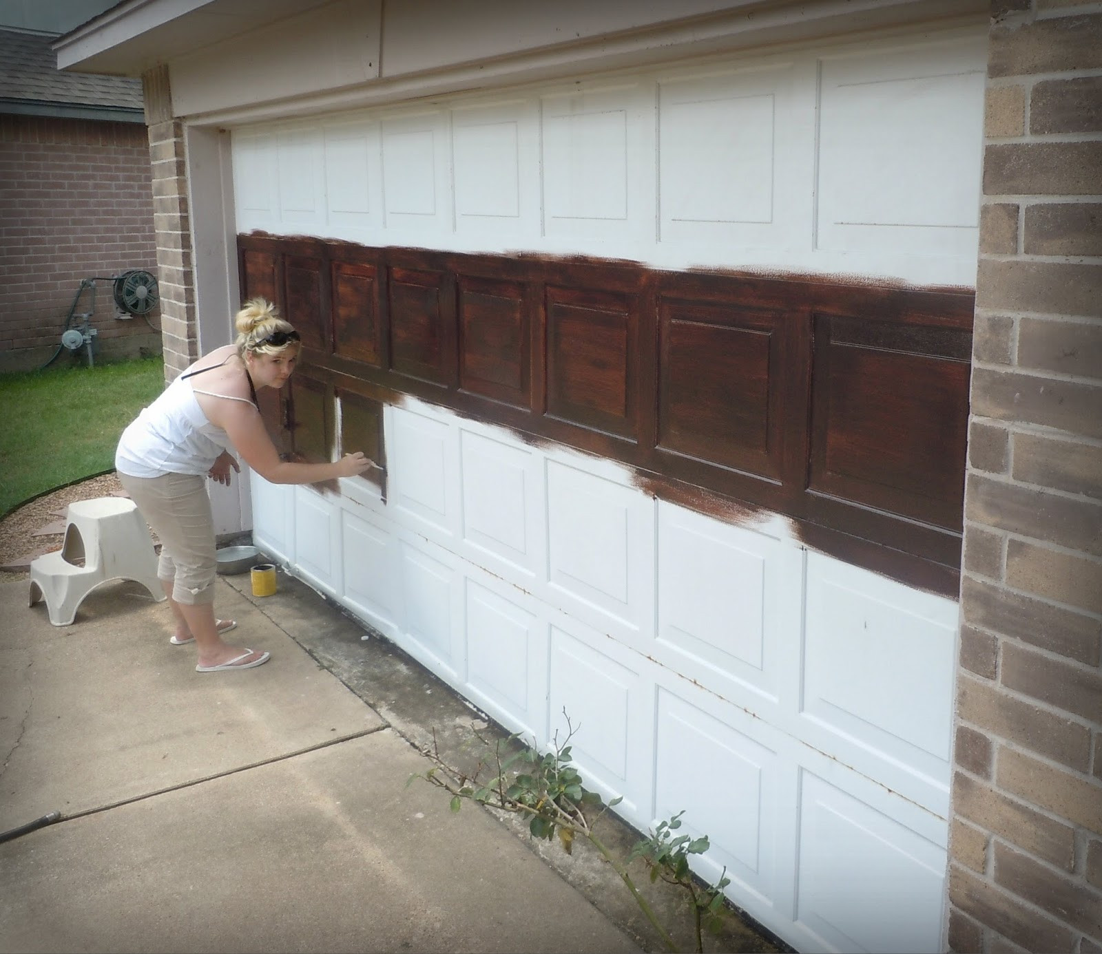 DIY Wood Garage Doors
 Made To Love diy Faux Wooden Garage Door