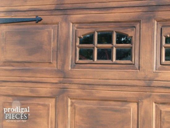 DIY Wood Garage Doors
 Faux Wood Garage Door Tutorial Prodigal Pieces