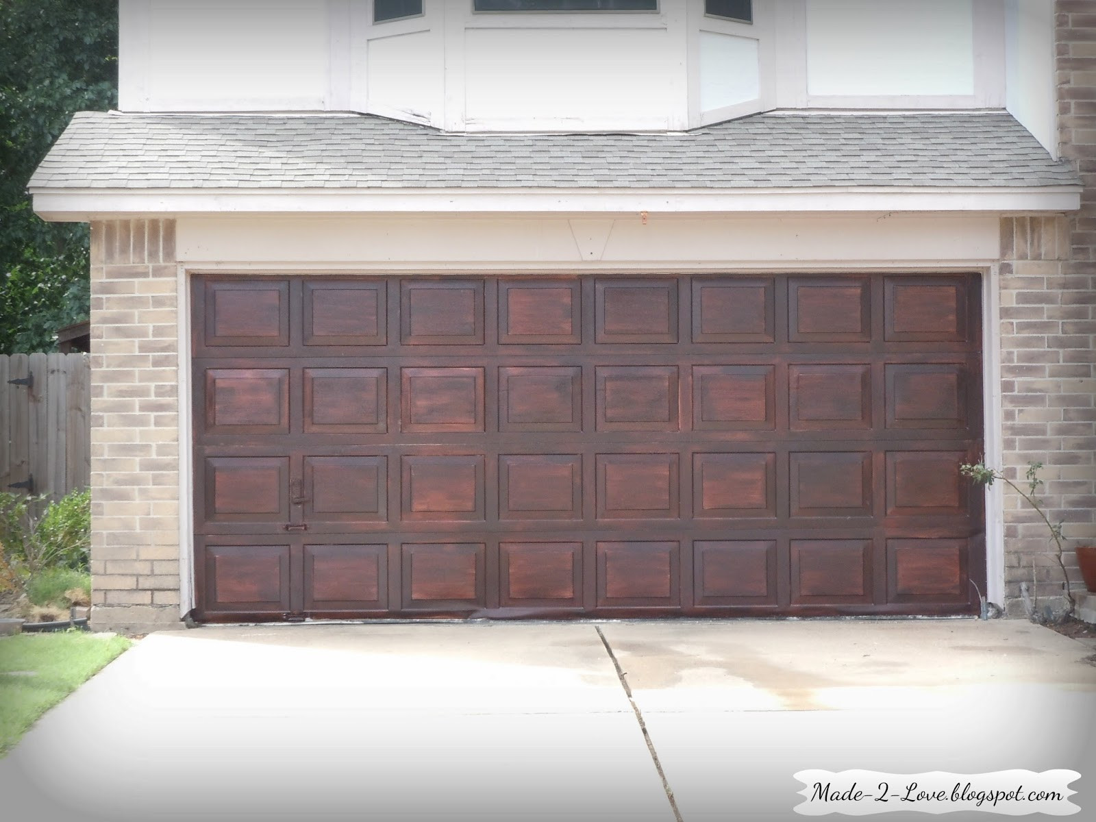 DIY Wood Garage Doors
 Made To Love diy Faux Wooden Garage Door