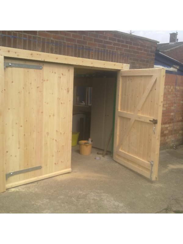 DIY Wood Garage Doors
 Side Hung Side Hinged Timber Wooden Garage Door Gates