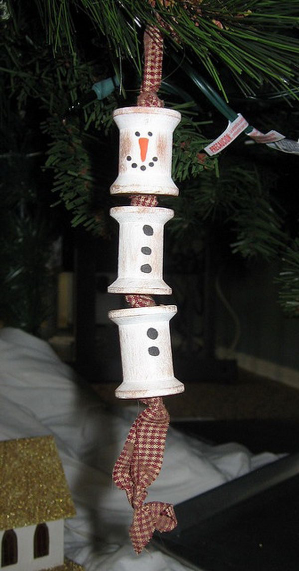 DIY Wood Snowman
 25 DIY Snowman Craft Ideas and Tutorials for Kids