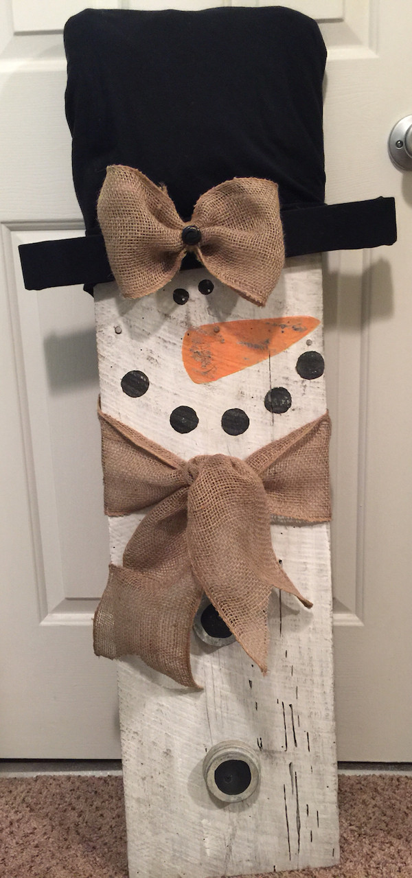 DIY Wood Snowman
 Rustic Holiday Decor Page 17 of 17 Smart School House