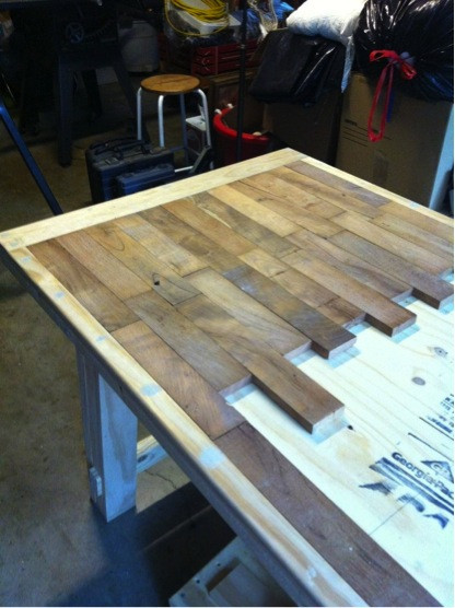 DIY Wood Table Top Ideas
 How To Make A Wood Plank Kitchen Table Do It Yourself