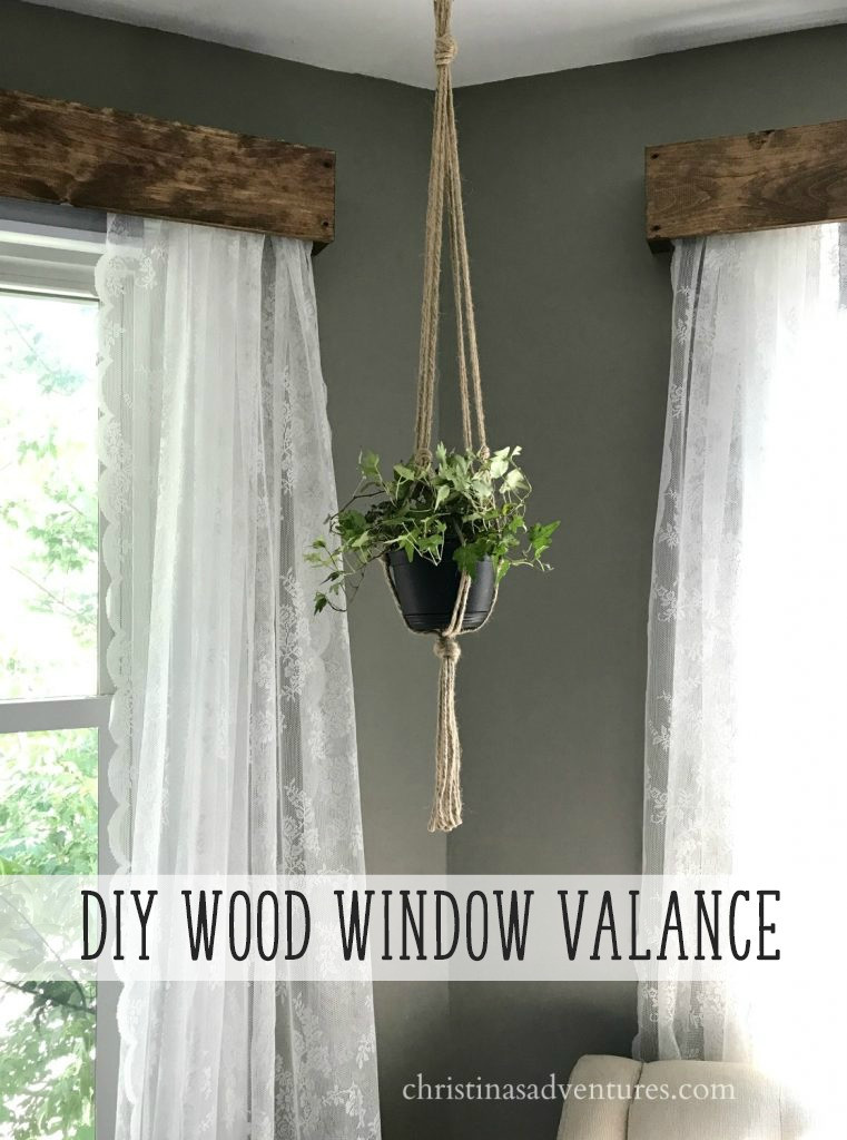 DIY Wood Valance
 DIY wood window valance Christinas Adventures