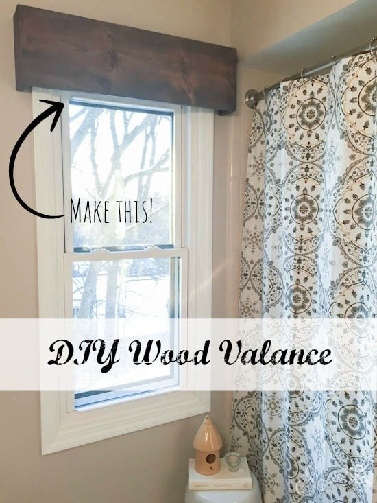 DIY Wood Valance
 Wood Valance Sypsie Designs