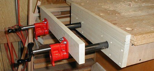 DIY Wood Vise
 An inexpensive way to build a "Moxon vice" bench mounted