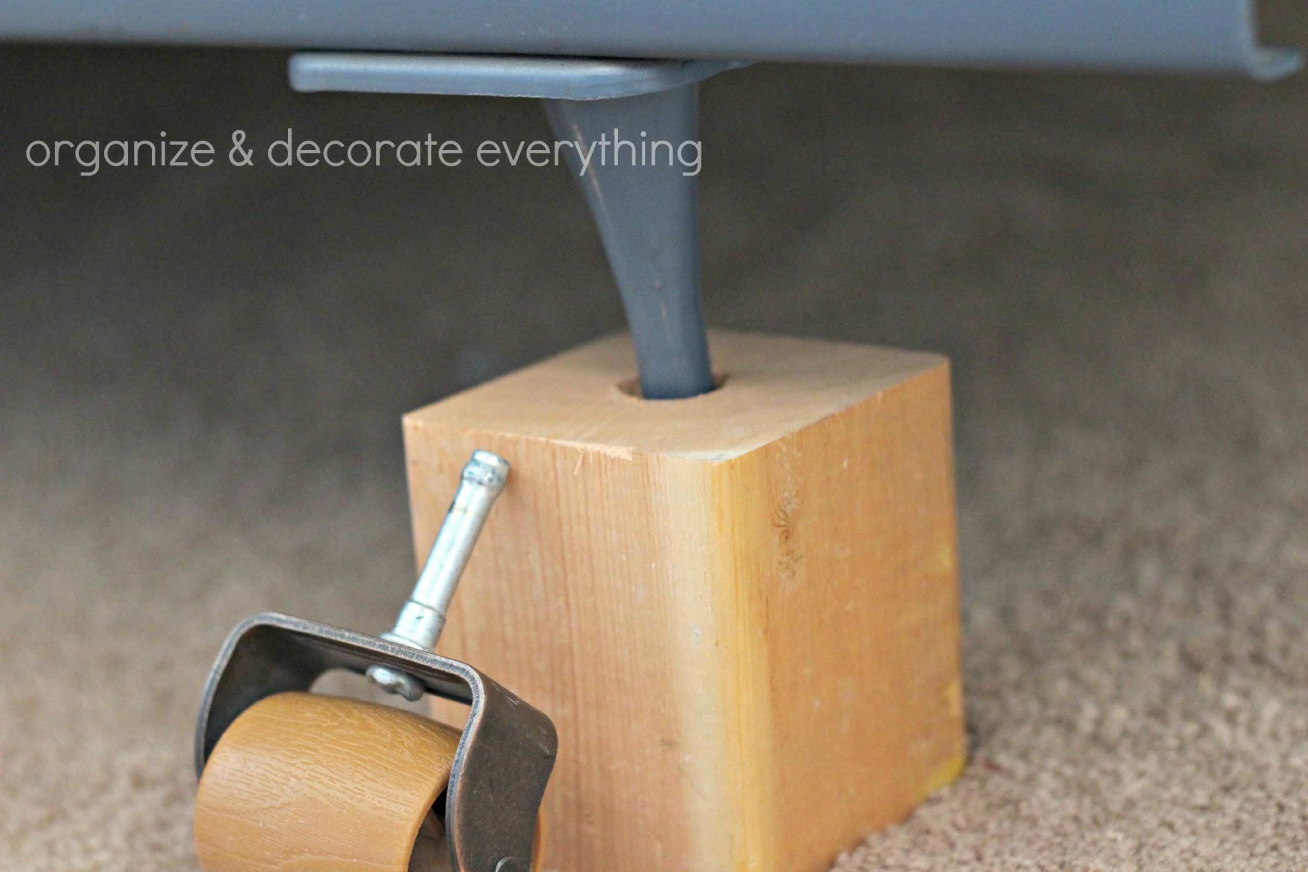 DIY Wooden Bed Risers
 DIY Bed Risers Organize and Decorate Everything