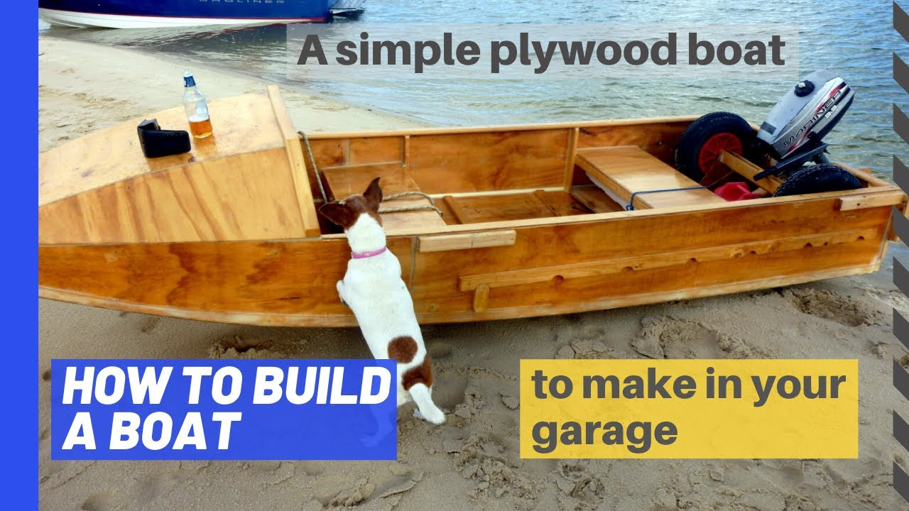 DIY Wooden Boat
 How to build a plywood boat Part 1 a DIY project for