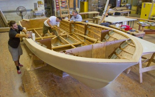 DIY Wooden Boat
 Boat Building School Marine Technology em 2020