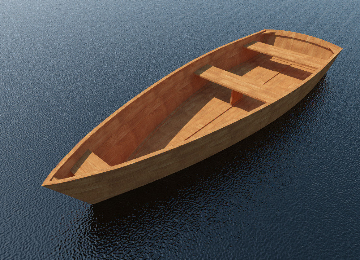 DIY Wooden Boat
 Row Boat Plans DIY Wooden Rowboat Skif Dory Canoe 11 x 3