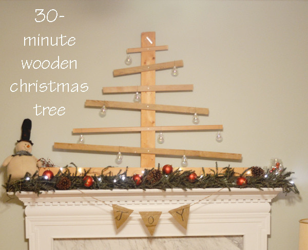 DIY Wooden Christmas Tree
 16 Cool Wooden Christmas Tree Ideas