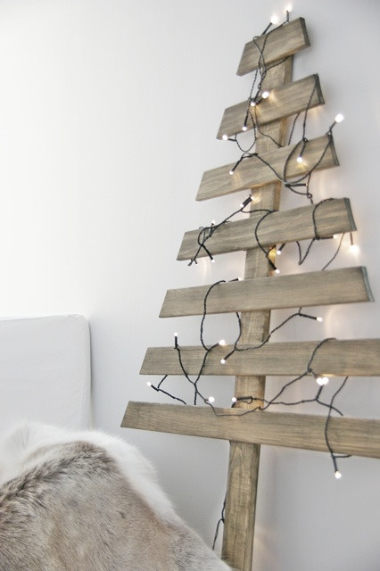 DIY Wooden Christmas Tree
 my scandinavian home Guest post DIY Christmas Tree