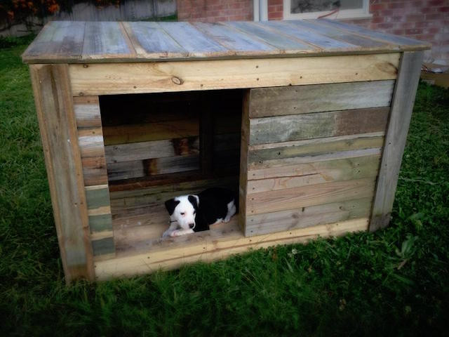 DIY Wooden Dog Kennel
 DIY Dog House Ideas For Crafty And Not So Crafty Dog Lovers