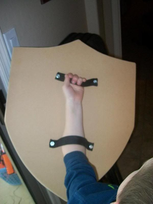 DIY Wooden Shield
 Homemade Wooden shield made after seeing shields at a