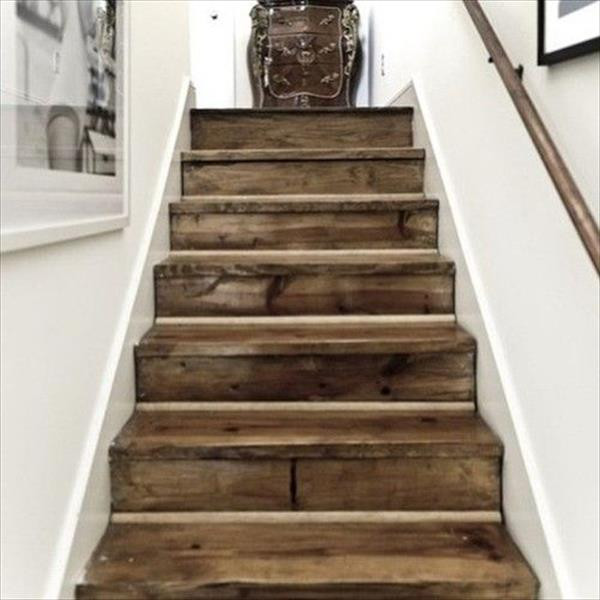 DIY Wooden Steps
 Old Pallet Stairs Ideas