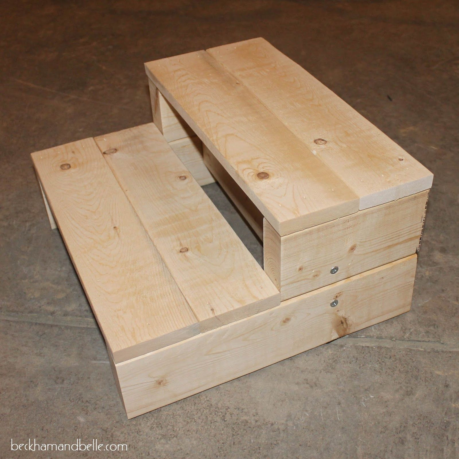 DIY Wooden Steps
 Super Simple Kid s DIY 2x4 Wood Step Stool