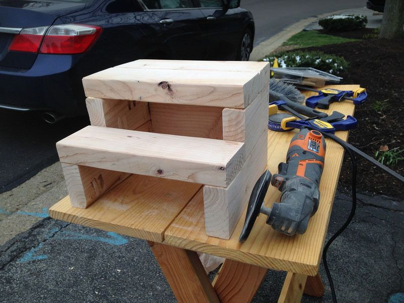 DIY Wooden Steps
 Day 27 Build a Simple Step Stool Projects