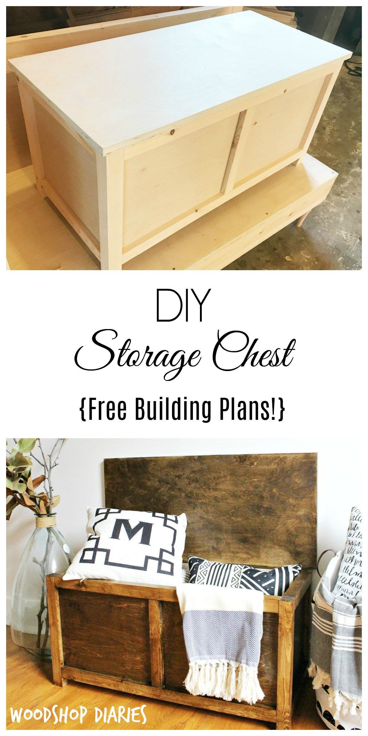 DIY Wooden Storage Box Plans
 How to Build a Simple DIY Storage Chest