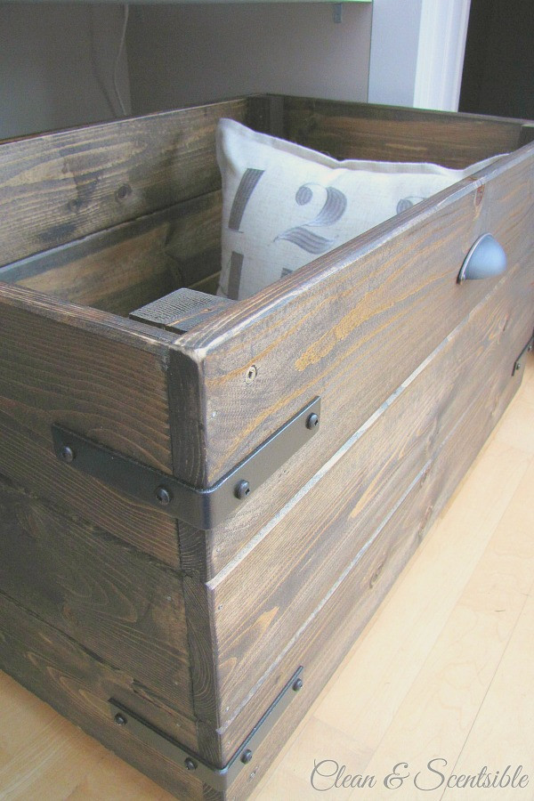 DIY Wooden Storage Box Plans
 DIY Wooden Crate Tutorial Clean and Scentsible
