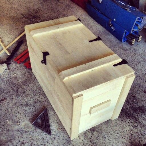DIY Wooden Storage Box Plans
 DIY Wooden Storage Chest Oh you Crafty Ninja