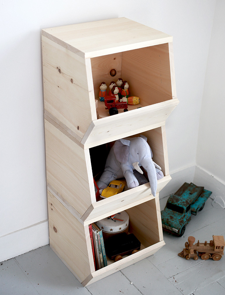 DIY Wooden Storage
 DIY Wooden Toy Bins The Merrythought