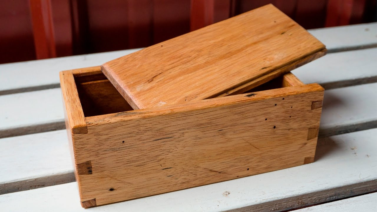 DIY Wooden Storage
 Making a Rustic Wood Storage Gift Box