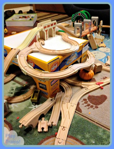 DIY Wooden Train
 Recycled Track Platform DIY Project for Wooden Train Layouts