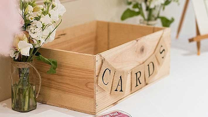 DIY Wooden Wedding Card Box
 23 Wedding Card Box Ideas