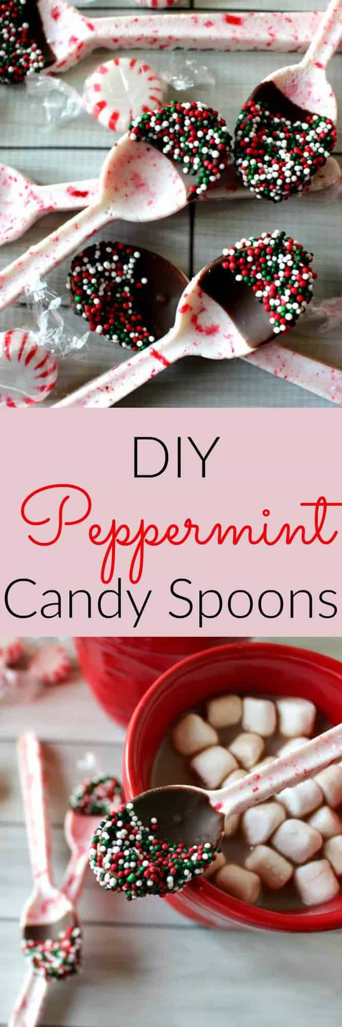 DIY Xmas Gift
 DIY Peppermint Candy Spoons Princess Pinky Girl