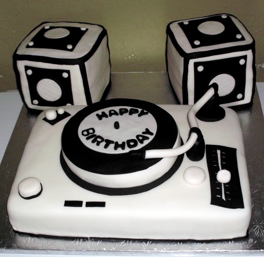 Dj Birthday Cake
 Dj Set Cake CakeCentral