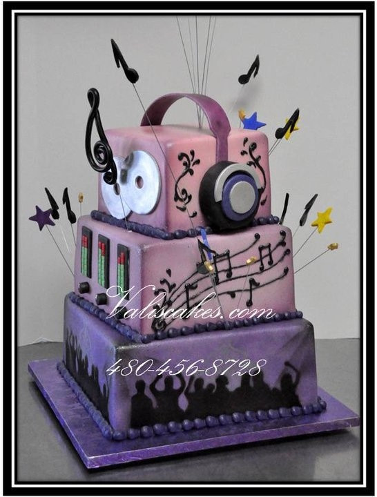 Dj Birthday Cake
 17 Best images about DJ Cakes on Pinterest