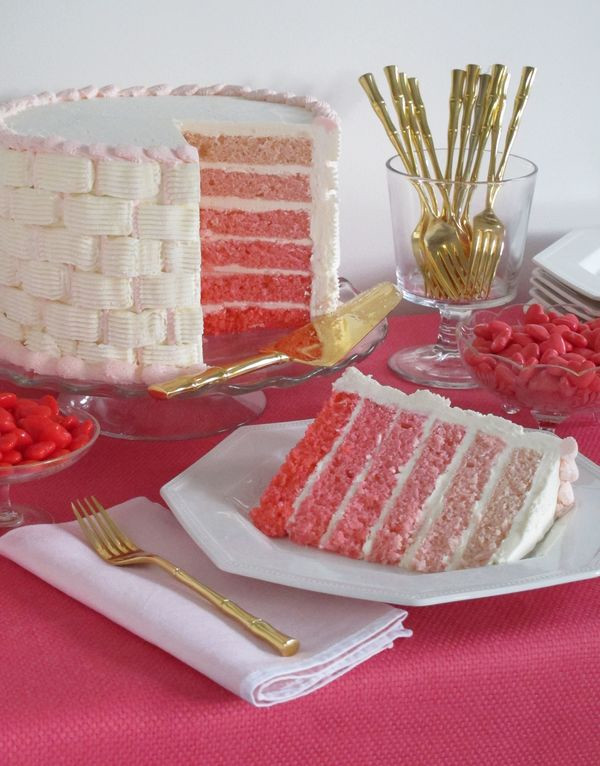 Do It Yourself Wedding Cakes
 Do It Yourself Weddings Pink Ombre Cakes