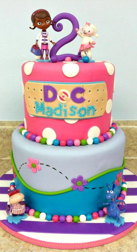 Doc Mcstuffin Birthday Cakes
 95 best Doc McStuffins Cakes images on Pinterest