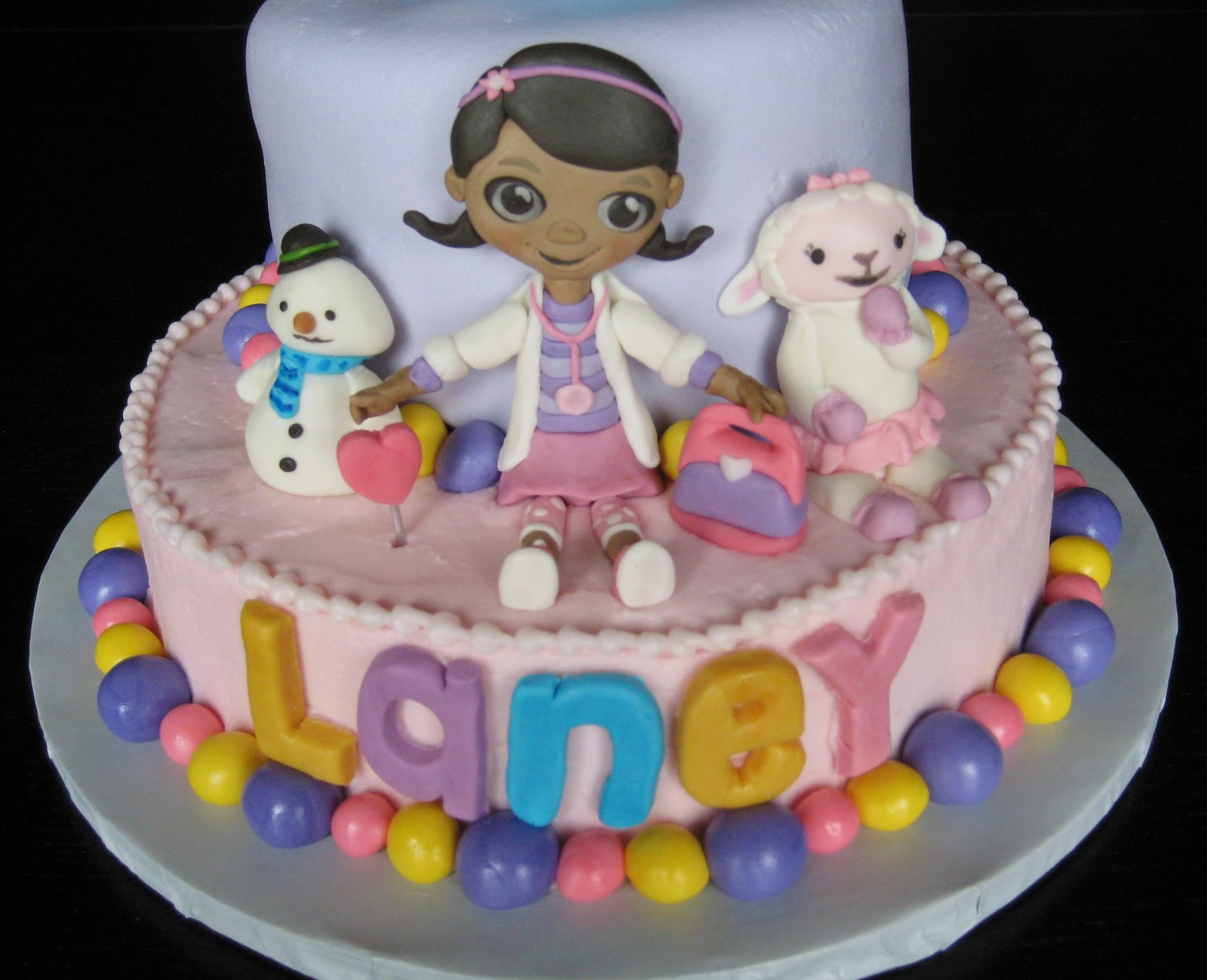 Doc Mcstuffin Birthday Cakes
 Custom Cakes by Julie Doc McStuffins Cake II
