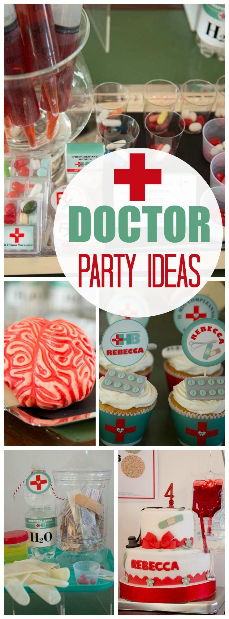 Doctor Graduation Party Ideas
 How fun is this amazing doctor party See more party ideas