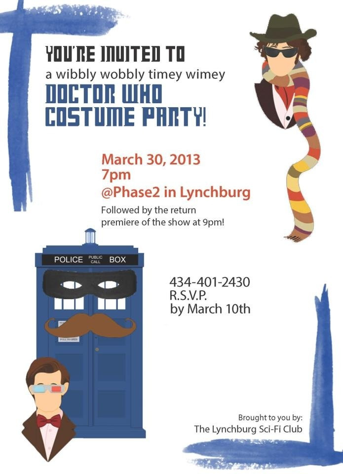 Doctor Who Birthday Invitations
 Doctor Who Birthday Party Invitations – FREE PRINTABLE