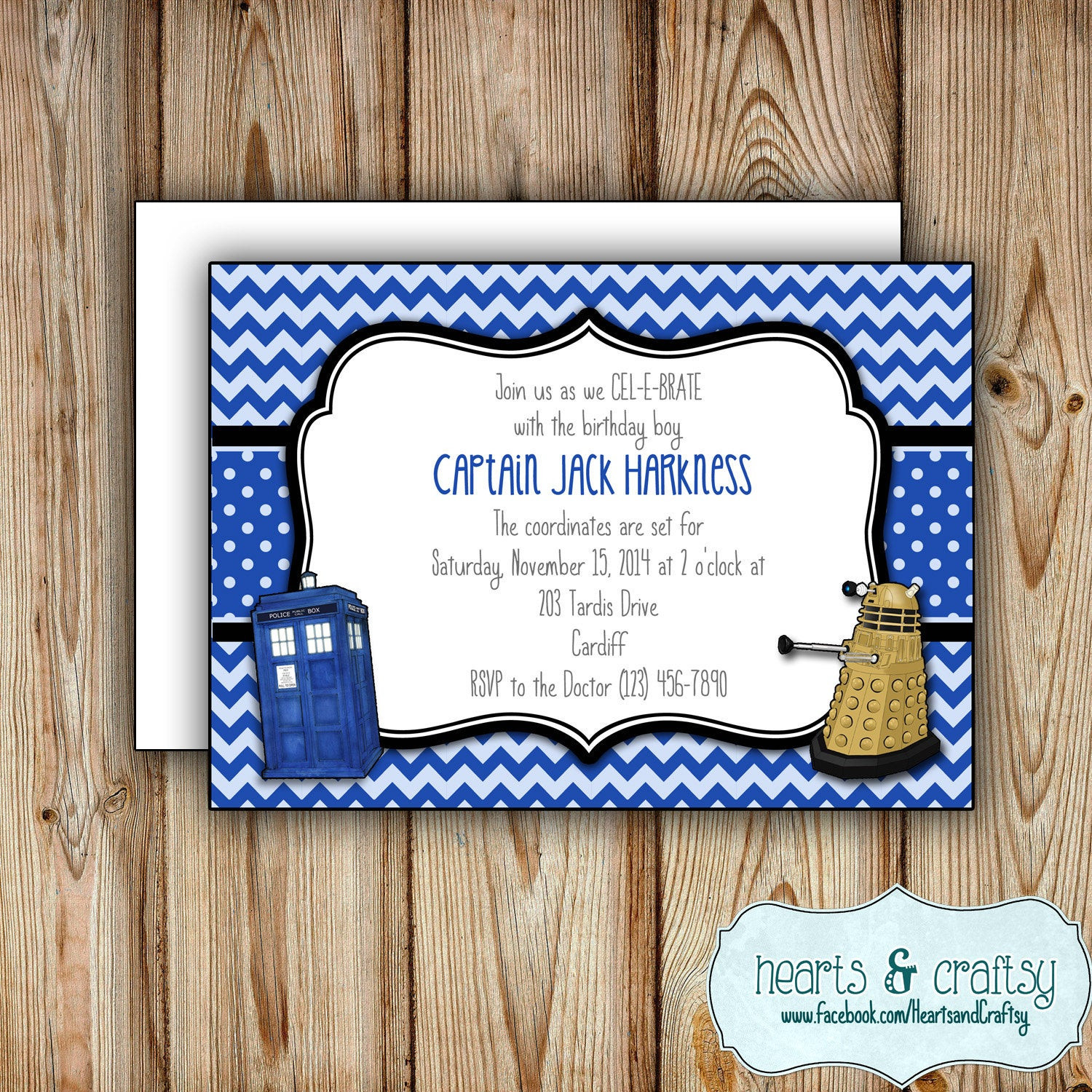 Doctor Who Birthday Invitations
 Personalized Printable Doctor Who Party Invitation Doctor