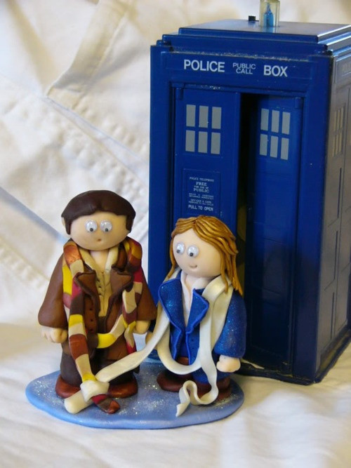 Doctor Who Wedding Cake Topper
 Bowties are Cool — Doctor Who Wedding Cake Topper