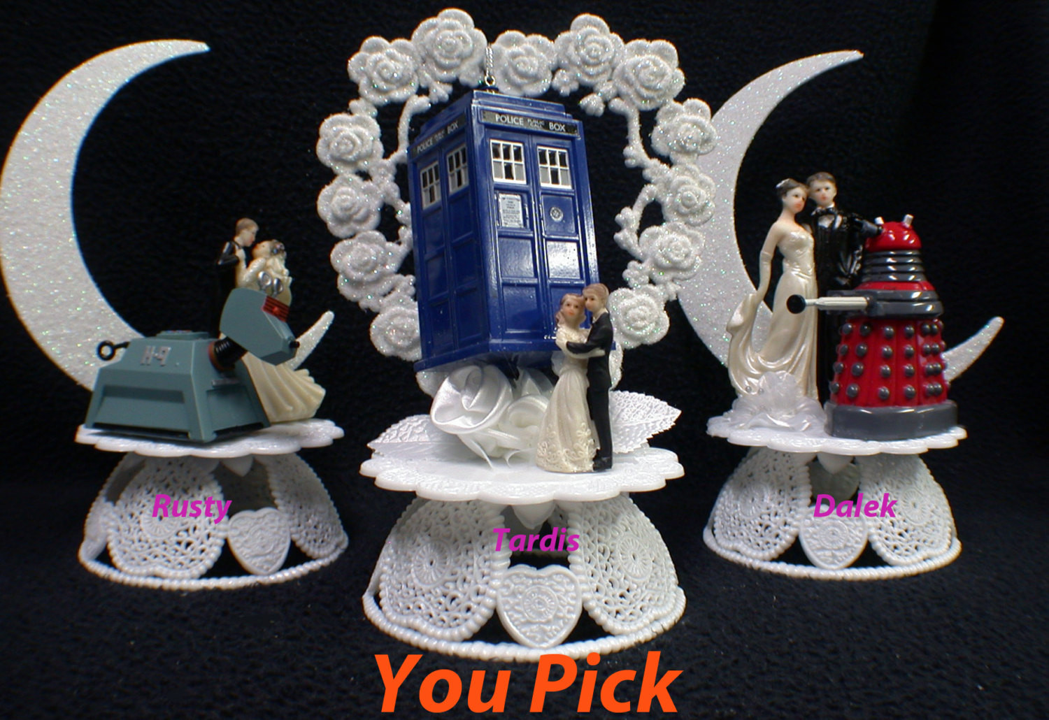 Doctor Who Wedding Cake Topper
 Doctor Who Wedding Cake Topper PICK Genesis Daley Tardis